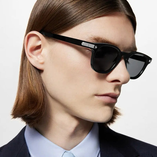Gafas de sol retro con montura redonda para hombre, novedad en fotografía callejera con protección solar, gafas de sol personalizadas y de moda eprolo