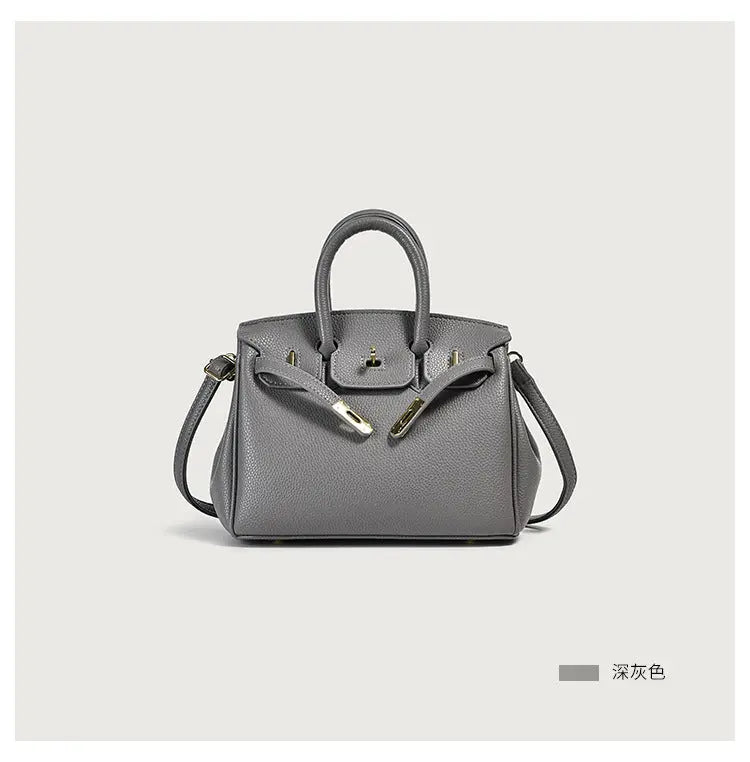Bolsos de mano de cuero Pu para mujer, bolsos de mano veganos con asa superior, bolsos clásicos femeninos de lujo eprolo