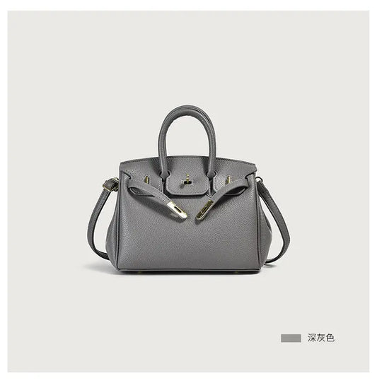 Bolsos de mano de cuero Pu para mujer, bolsos de mano veganos con asa superior, bolsos clásicos femeninos de lujo eprolo