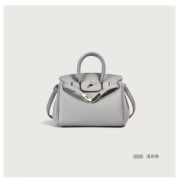 Bolsos de mano de cuero Pu para mujer, bolsos de mano veganos con asa superior, bolsos clásicos femeninos de lujo eprolo
