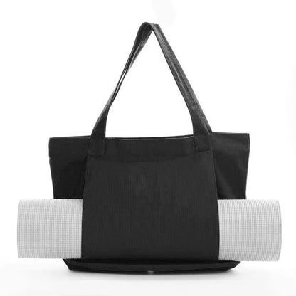 Bolsa de esterilla de yoga Pilates Bolso de lona Equipo de ejercicio al aire libre Bolsa de hombro de esterilla de yoga de viaje - Skinluminova