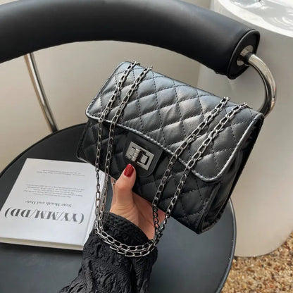 Bolso de hombro para mujer nuevo estilo coreano de moda temperamento cuadrado simple mensajero de un solo hombro bolso cuadrado pequeño textura eprolo