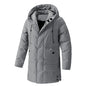 Chaqueta de algodón sencilla de invierno de talla grande para hombre, versión coreana, chaqueta de algodón cálida versátil de moda informal, de longitud media para hombre eprolo