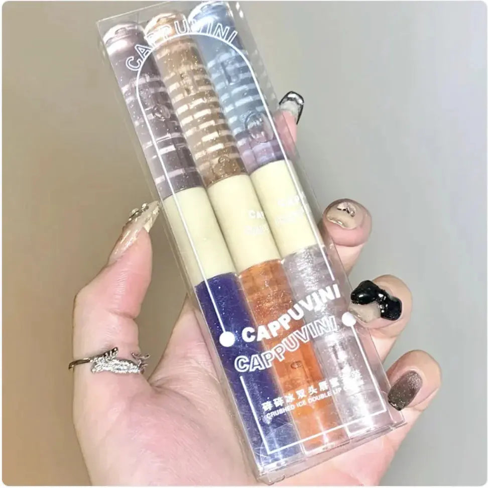 Brillo de labios de doble cristal Skinluminova