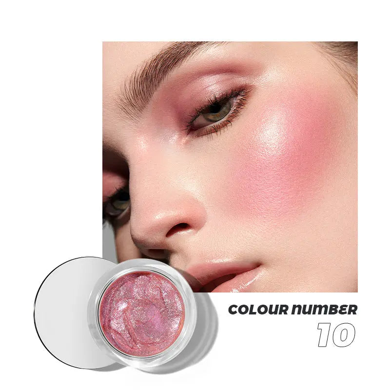 Pudaier Rubor Líquido y Sombra 2 en 1 – 10 Colores Brillantes eprolo