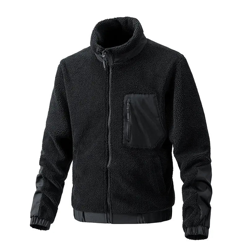 Chaqueta de Cuello Alto para Hombre – Extragrande y con Bolsillos eprolo