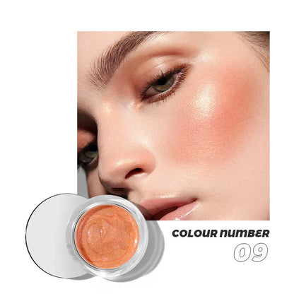Pudaier Rubor Líquido y Sombra 2 en 1 – 10 Colores Brillantes eprolo