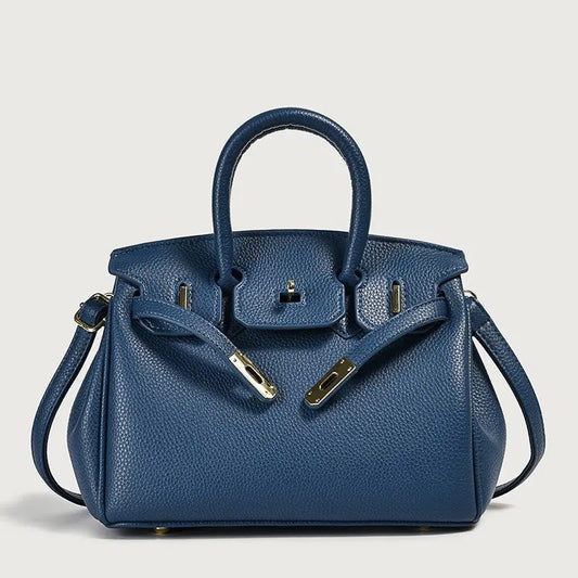 Bolsos de mano de cuero Pu para mujer, bolsos de mano veganos con asa superior, bolsos clásicos femeninos de lujo eprolo