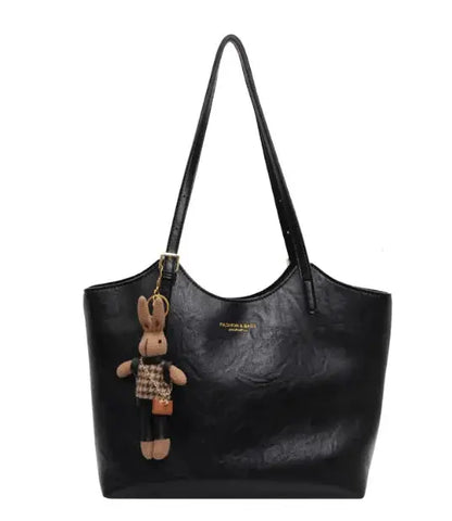 Elegante bolso de cuero encerado con aceite de un solo hombro Skinluminova