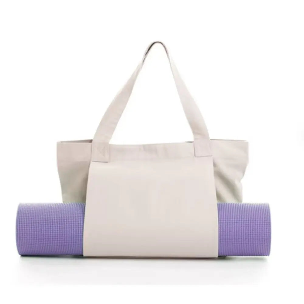Bolsa de esterilla de yoga Pilates Bolso de lona Equipo de ejercicio al aire libre Bolsa de hombro de esterilla de yoga de viaje - Skinluminova