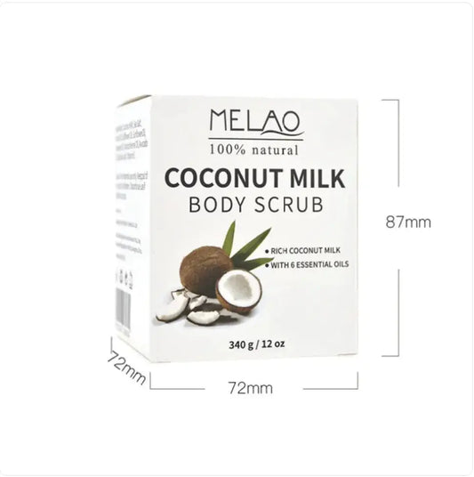 Exfoliante corporal con leche de coco Skinluminova