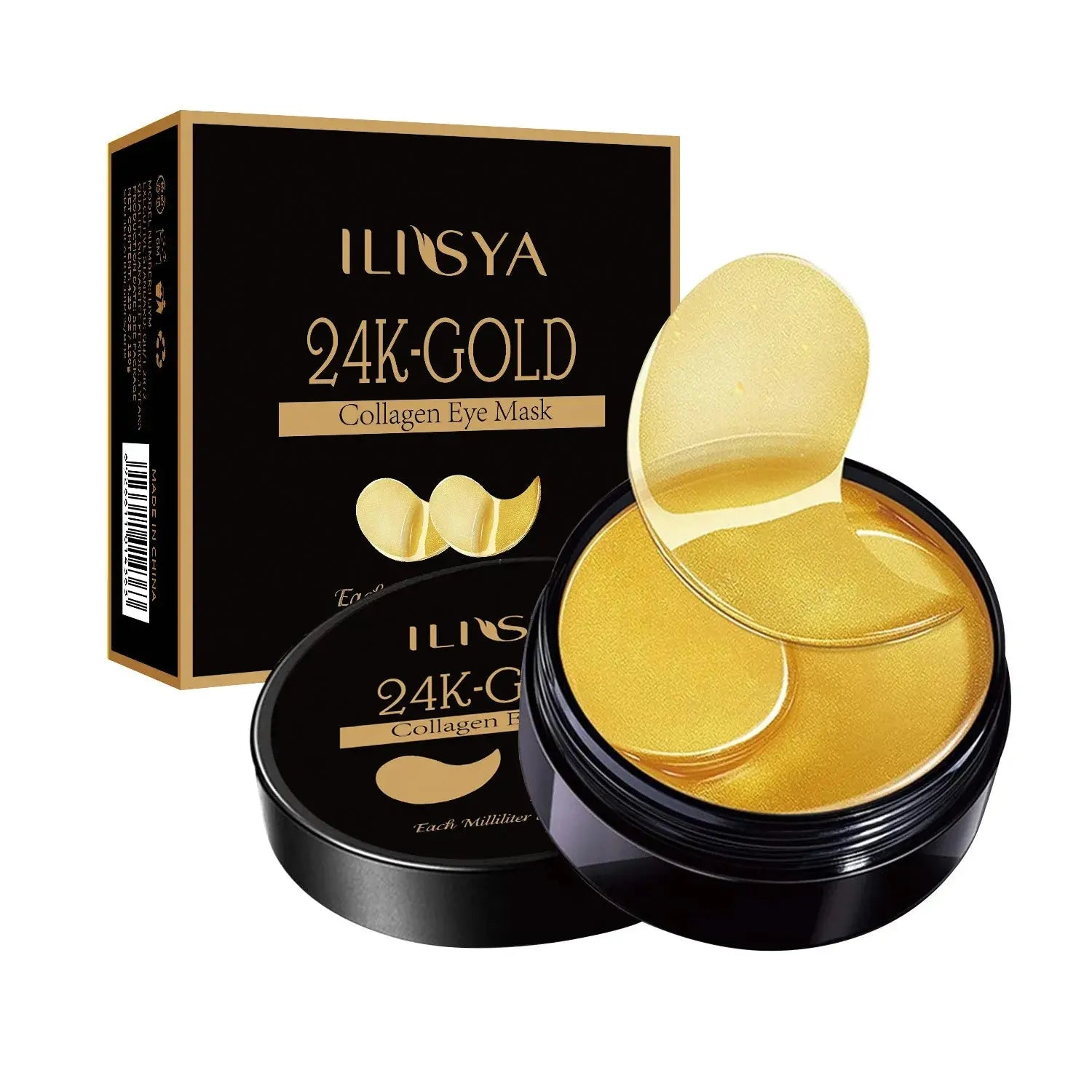 Máscara de ojos de colágeno de 60 piezas Skinluminova