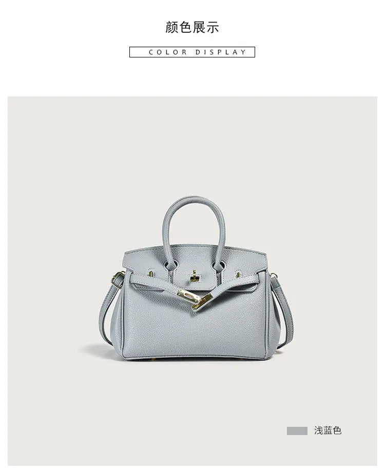 Bolsos de mano de cuero Pu para mujer, bolsos de mano veganos con asa superior, bolsos clásicos femeninos de lujo eprolo