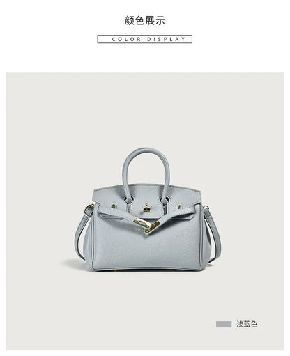 Bolsos de mano de cuero Pu para mujer, bolsos de mano veganos con asa superior, bolsos clásicos femeninos de lujo eprolo