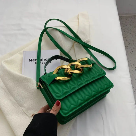 Bolso pequeño acanalado de estilo Hong Kong para mujeres Bolso de niña de verano Nuevo bolso de mensajero de moda Bolso cuadrado pequeño de hombro simple portátil eprolo