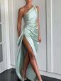Vestido con abertura, un hombro y espalda descubierta Skinluminova