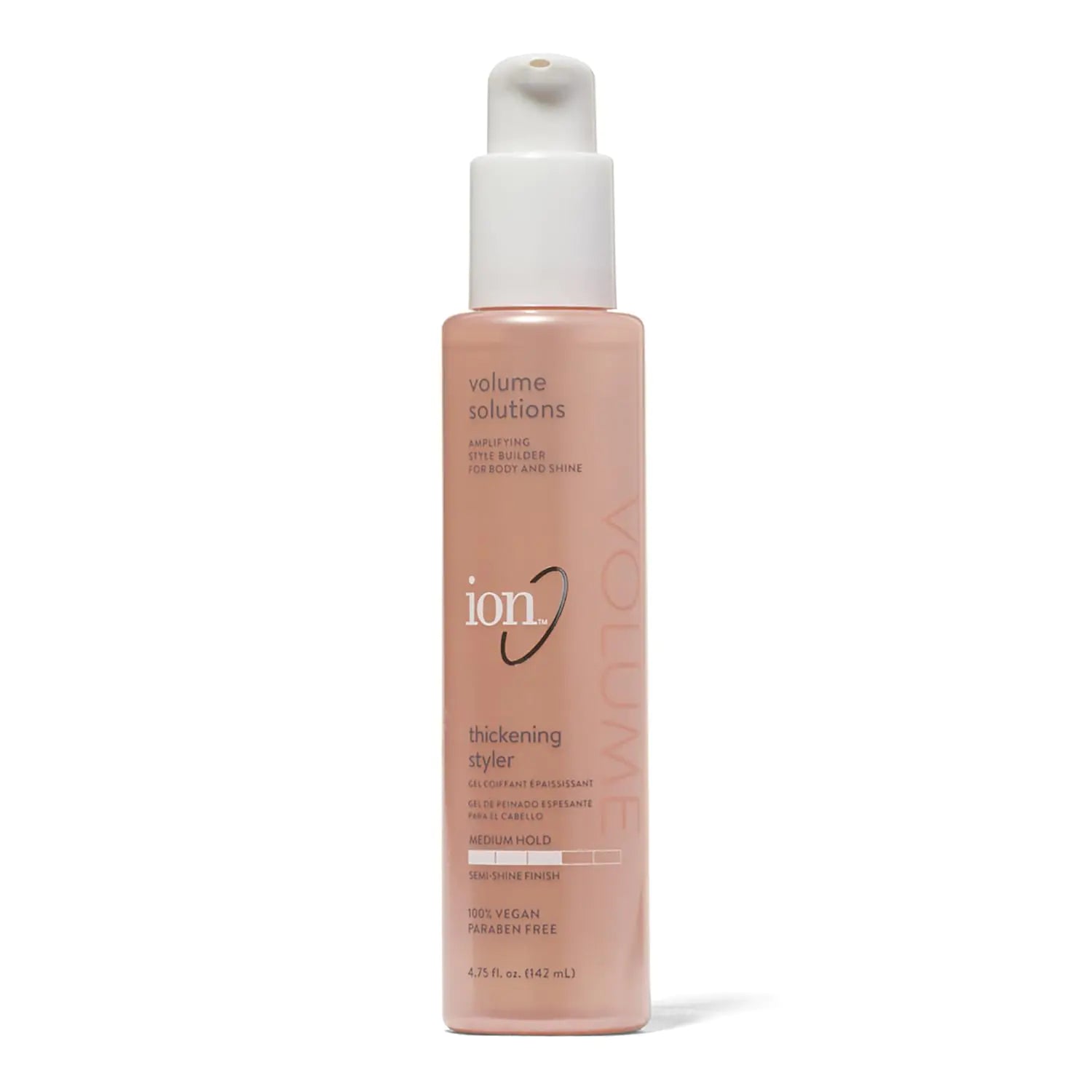 ion Thicking Styler Vegano Fijación ligera Control flexible Agrega volumen Skinluminova