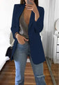 Blazer tipo cárdigan ajustado con temperamento - Skinluminova