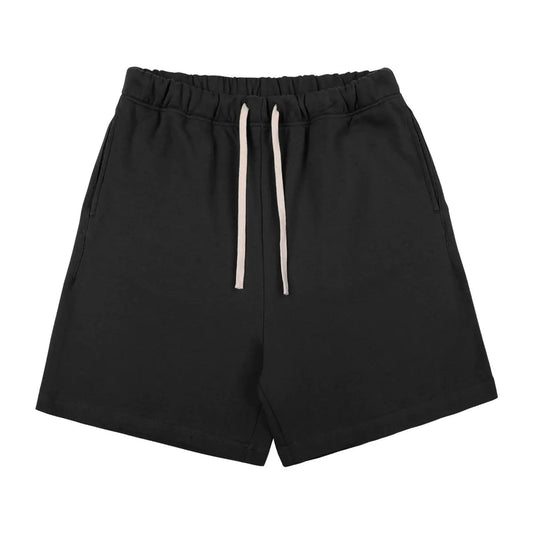 Pantalones cortos casuales de punto de algodón grueso para hombre Skinluminova
