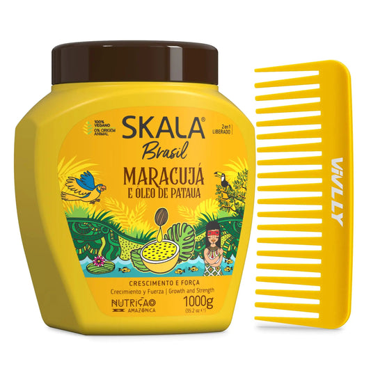 Skala Maracuyá y Aceite de Patauá – Crema de Tratamiento Capilar 1000g Skinluminova