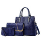Conjunto de 3 bolsos de mano para mujer de moda Skinluminova