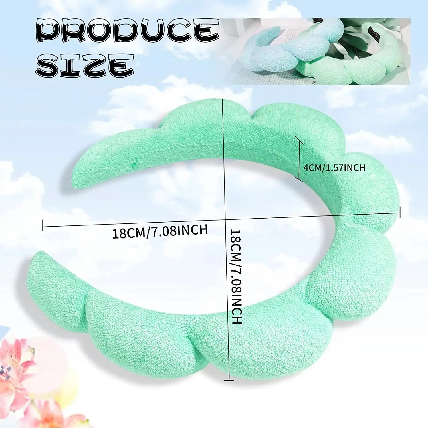 Diademas de esponja Skinluminova