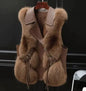 Elegante chaqueta de piel con patchwork Skinluminova