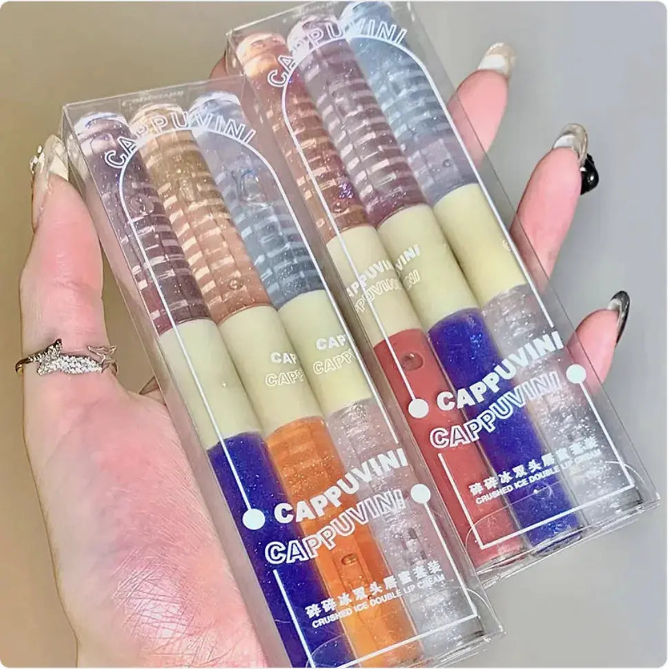 Brillo de labios de doble cristal Skinluminova