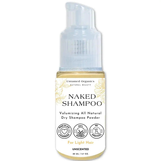 Champú seco voluminizador Earthborn Organics | Sin aerosol | Polvo orgánico | Sin benceno ni talco | Para todo tipo de cabello | Hecho en EE. UU. | 75 g. Skinluminova
