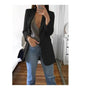 Blazer tipo cárdigan ajustado con temperamento - Skinluminova