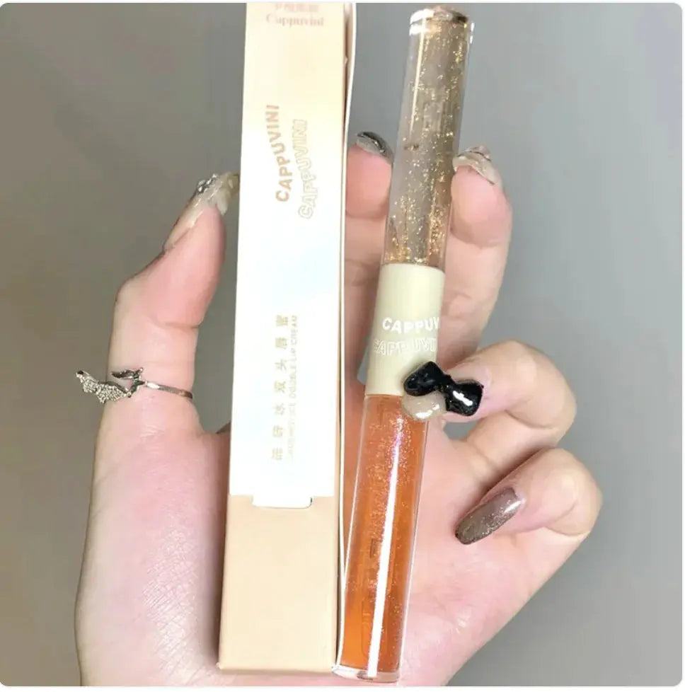 Brillo de labios de doble cristal Skinluminova