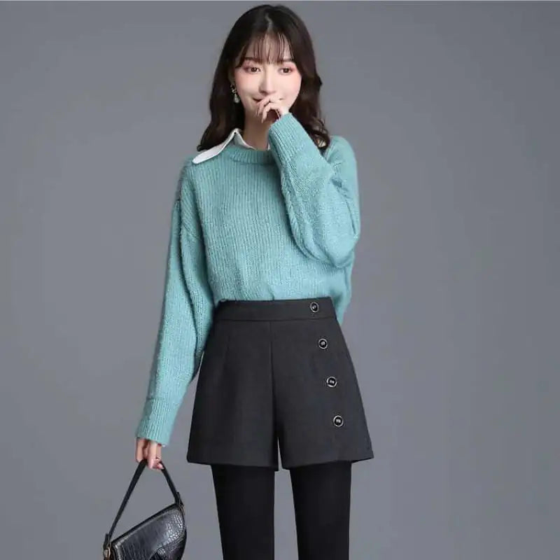 Pantalones de corte bota con cintura elástica Skinluminova