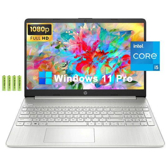 HP 15.6" FHD Laptop Empresarial | i5-1135G7, 16GB RAM, 256GB SSD, Windows 11 Pro, Iris Xe, Wi-Fi 5, HDMI, Batería 9h Skinluminova