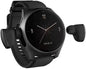 Reloj inteligente KORONA Wearbuds Watch 2 con auriculares, monitor de actividad física, frecuencia cardíaca, llamadas y sueño. Deportivo, larga autonomía, color negro. Skinluminova