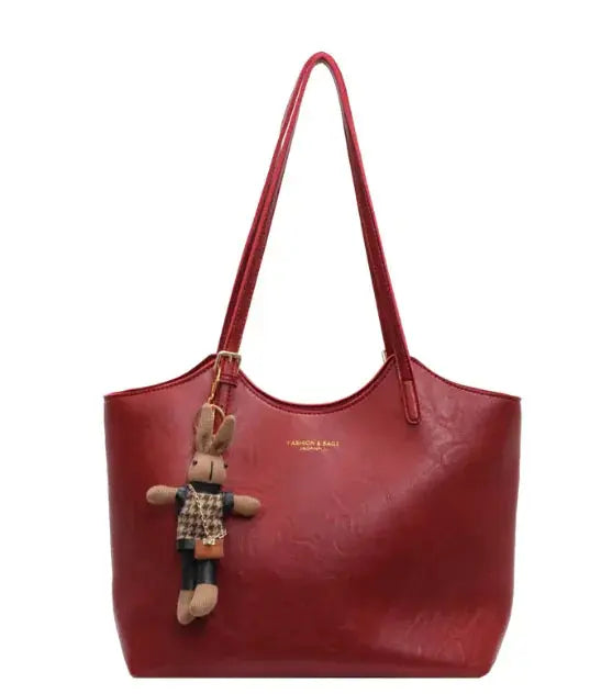 Elegante bolso de cuero encerado con aceite de un solo hombro Skinluminova