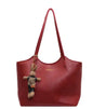 Elegante bolso de cuero encerado con aceite de un solo hombro Skinluminova
