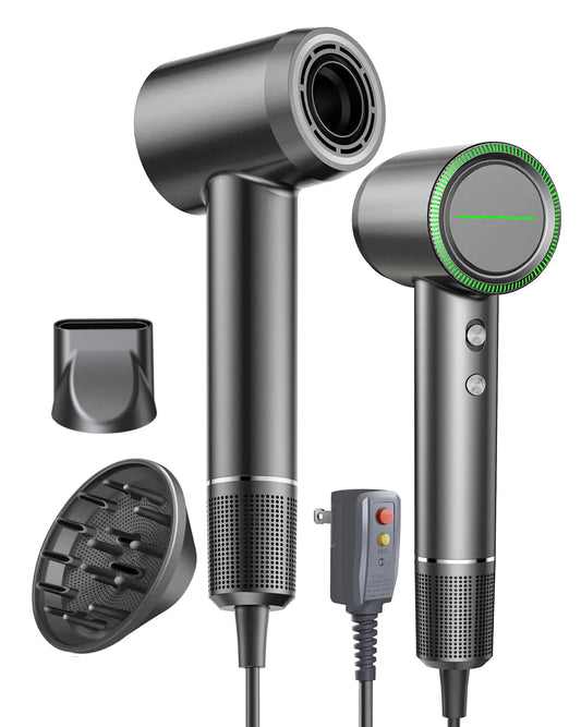 Secador de Pelo con Difusor – Motor sin Escobillas, Iónico y Portátil para Cabello Rizado Skinluminova