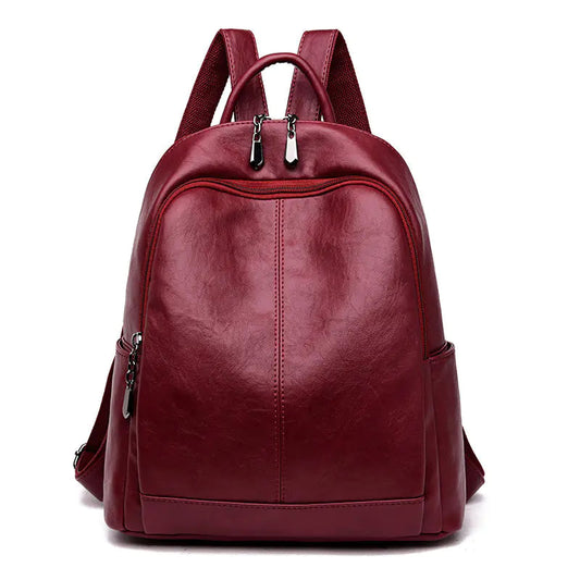 Mochila de cuero para mujer Skinluminova