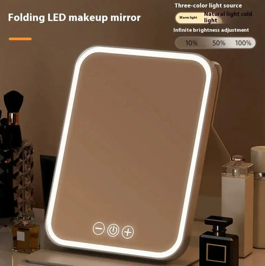 Espejo de maquillaje LED de tamaño grande con luz de relleno Skinluminova