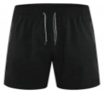 Black Pantalón corto de poliéster