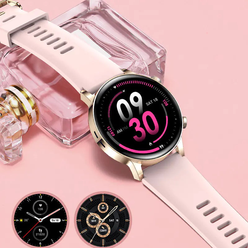 Reloj inteligente Bluetooth para mujer con pantalla AMOLED Skinluminova