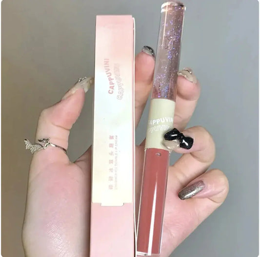Brillo de labios de doble cristal Skinluminova