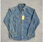 Chaqueta vaquera retro a rayas para hombre Skinluminova