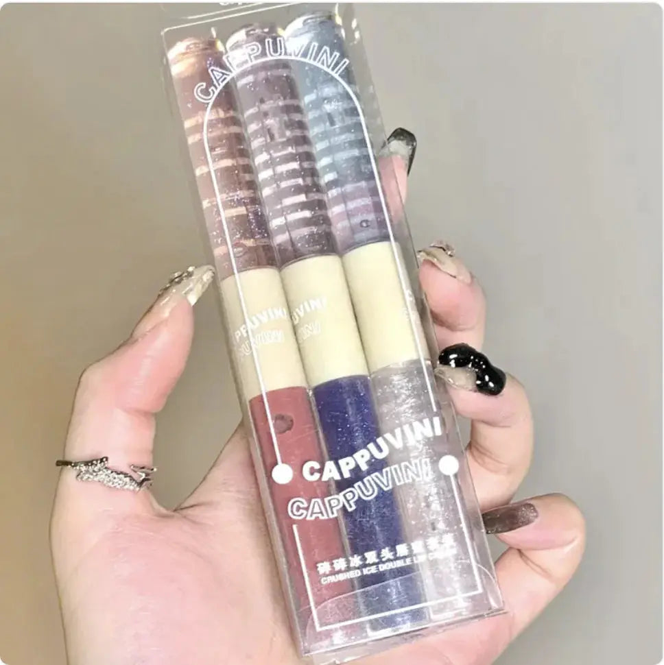 Brillo de labios de doble cristal Skinluminova